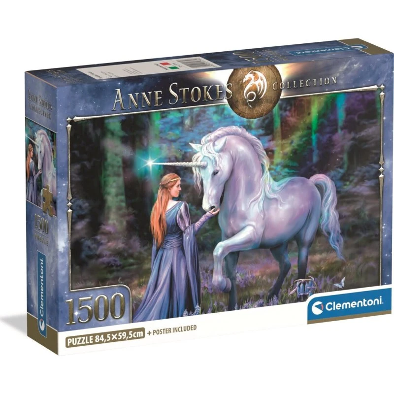 Clementoni Anne Stokes Bluebell Wood Puslespil - 1500 brikker