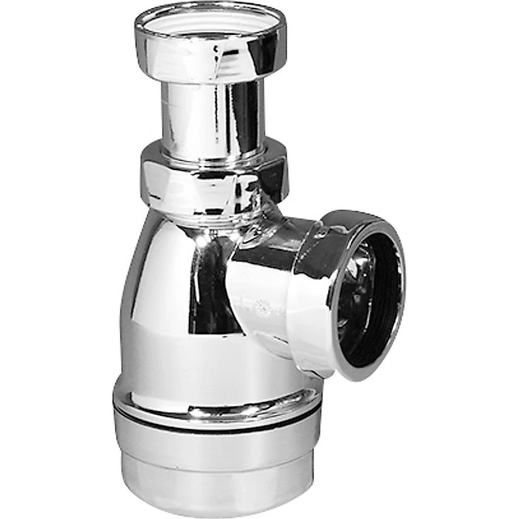 Purus Pungvandlås 40mm x 1 1/4 med teleskoprør, forkromet