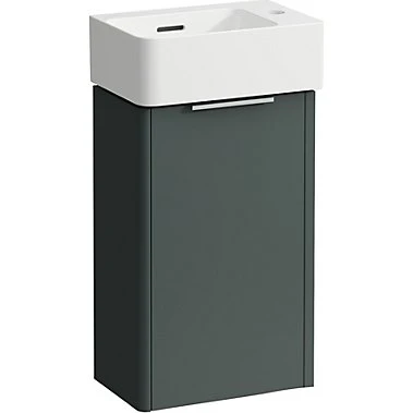 Laufen Val møbelpakke med saphirkeramik vask, Traffic Grey, 340x220