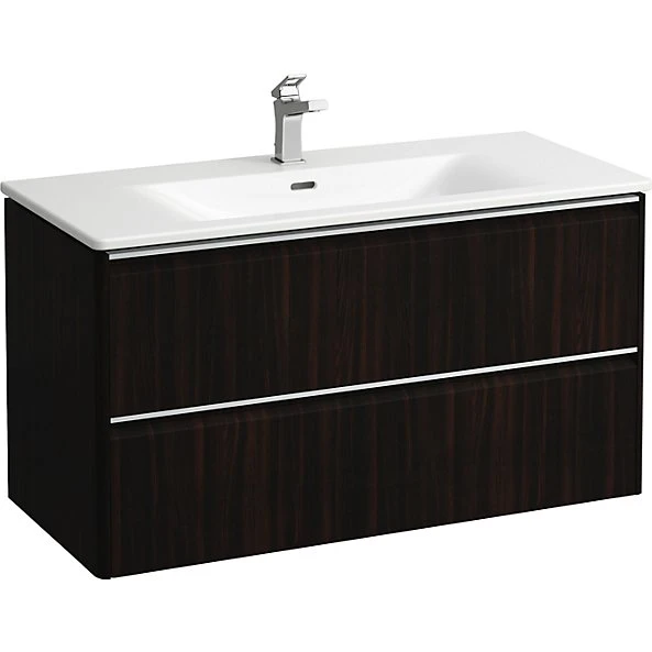 Laufen Palace møbelpakke 100cm, mørk elm, softclose