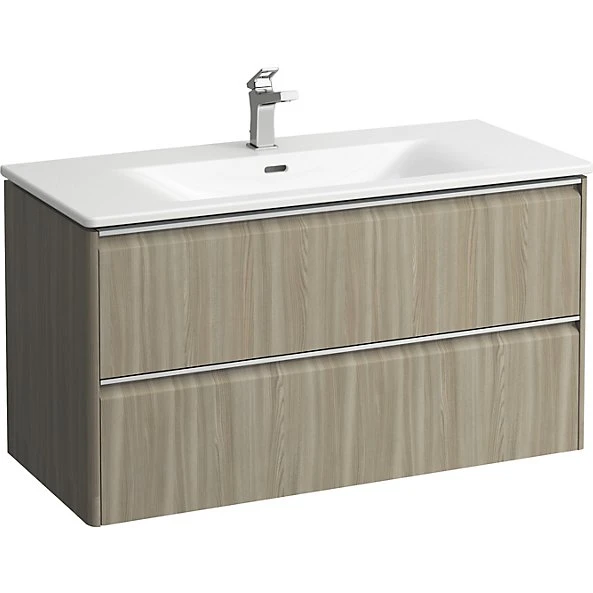 Laufen Palace møbelpakke 100cm - Lys elm med alugreb