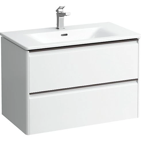 Laufen Palace møbelpakke 80cm, mathvid med sorte alugreb