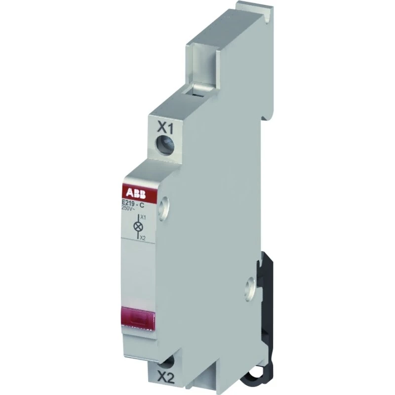 ABB Signallampe rød til DIN-skinne E219-C LED