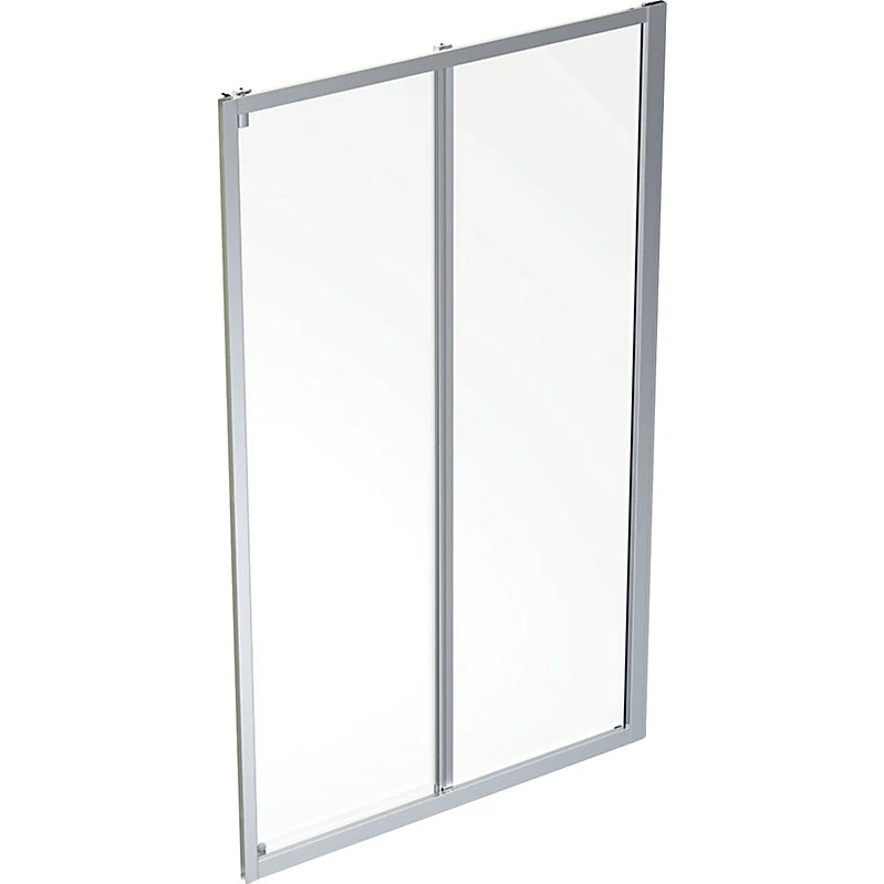 Ifö Showerama skydedør 1550x2000mm, sølv/klar