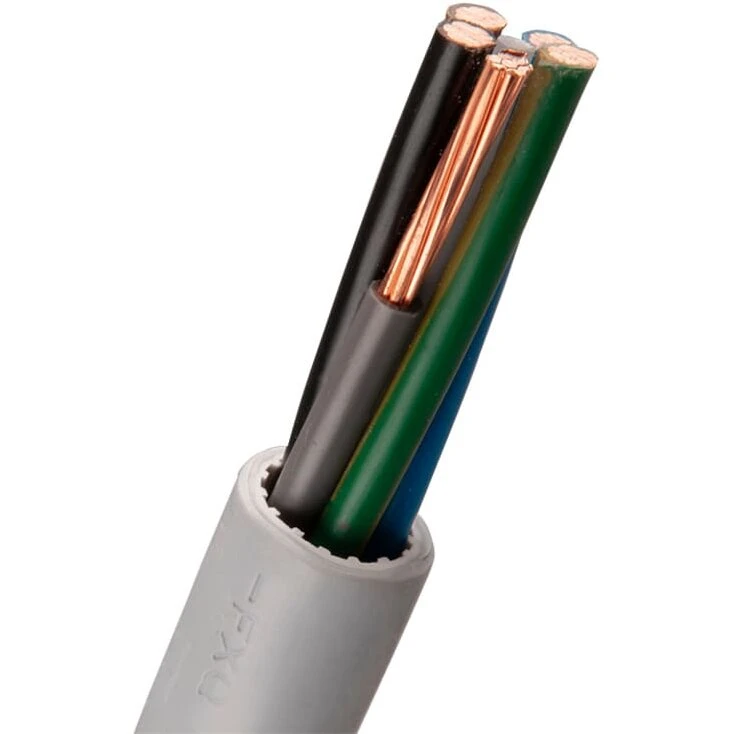 DK-FXQ Easy 5x6 mm² halogenfri installationskabel Dca