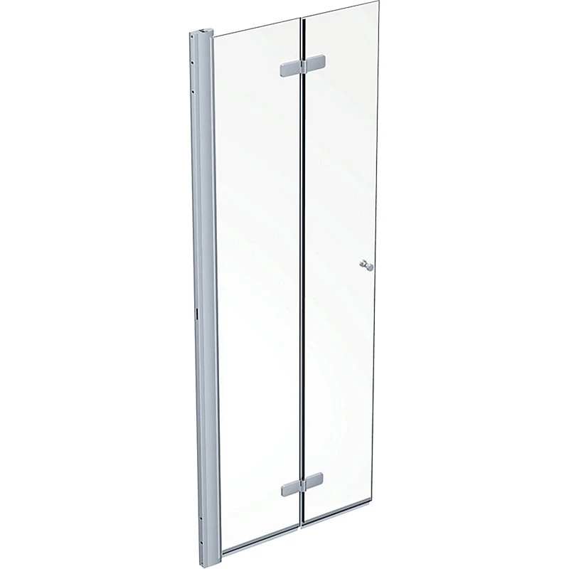 Ifö Showerama foldedør 800x2000mm, sølv/klar