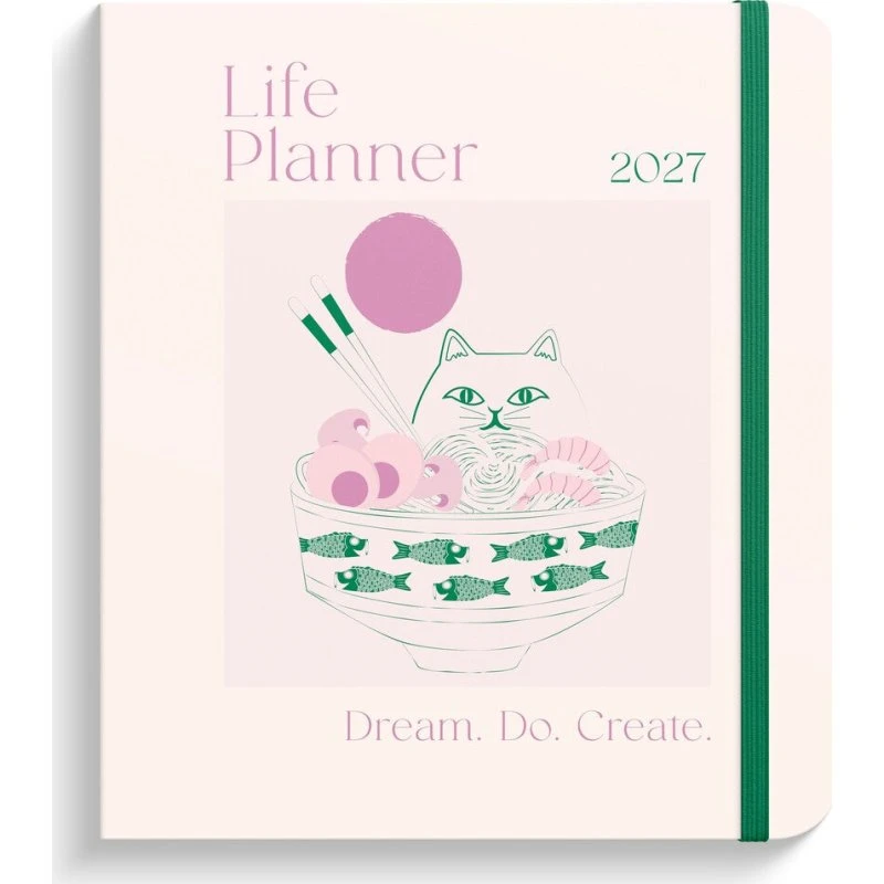 Burde Life Planner Japan Style 2027 - Engelsk kalender