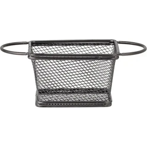 Bloomingville Serveringskurv i sort rustfrit stål (16×8×6,5 cm)