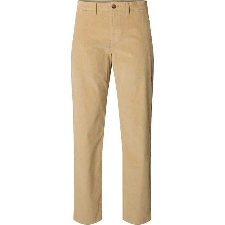 Selected SLH196 Miles Cord Pants W - Sand