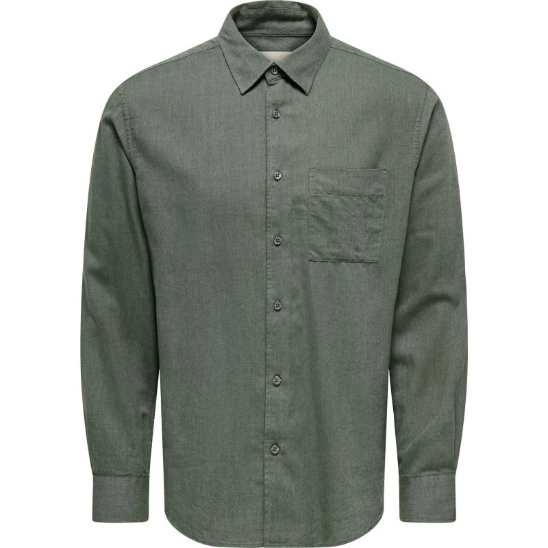 Only & Sons Skjorte Grå - Onmars Regular Fit