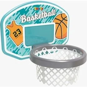 Smoby basketballkurv udendørs – blå, justerbar (3+ år)