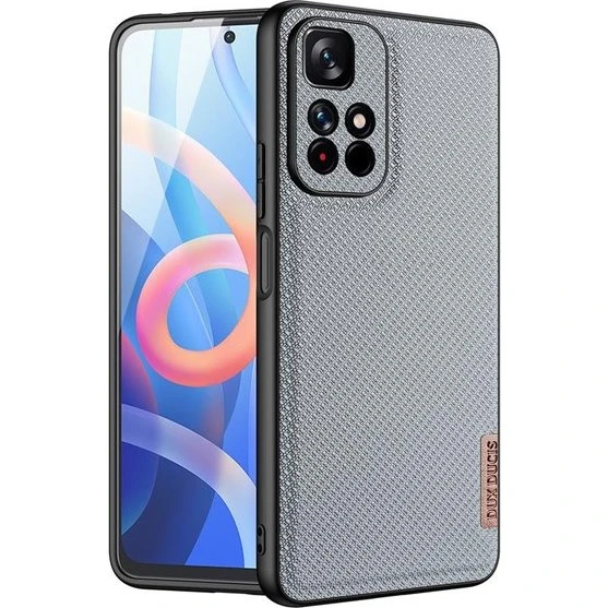 Dux Ducis Fino Cover til Poco M4 Pro 5G - Blå Nylon