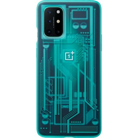 OnePlus 8T Quantum Bumper Case - Cyborg Cyan