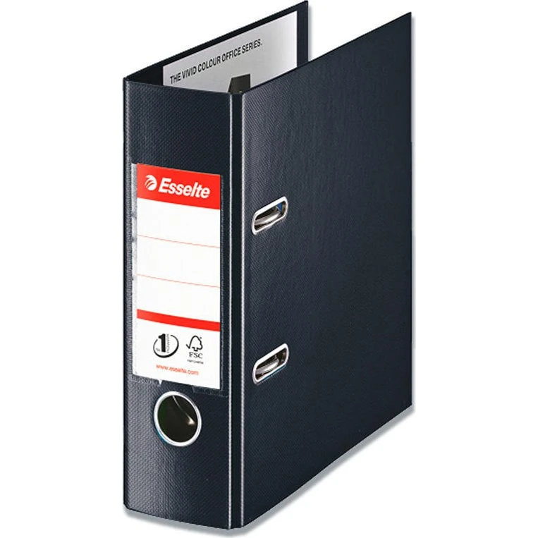 Esselte No1 Brevordner A5 75 mm, Sort