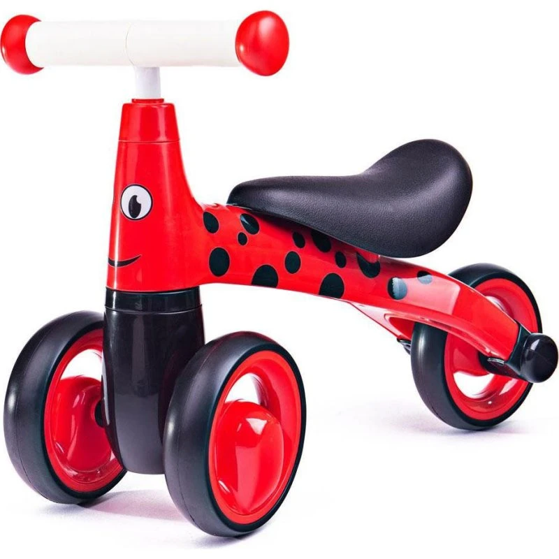 Bigjigs Diditrike Løbecykel til Børn - Mariehøne (12+ mdr.)