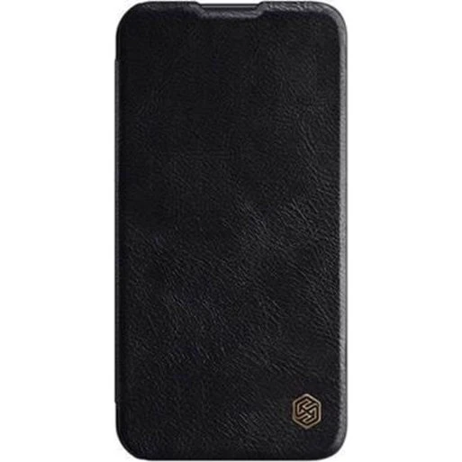 Nillkin Qin Pro Leather Case til iPhone 14 Plus - Sort