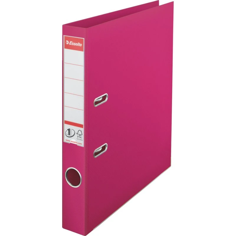 Esselte No.1 brevordner A4 50 mm – Fuchsia (PP)