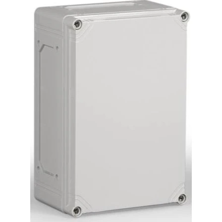 Ensto Cubo p låg grå 200x300x30 mm
