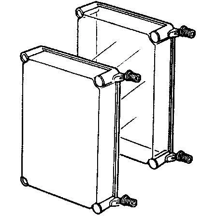 Fibox ekM80-t Transparent dæksel 380x190x80mm