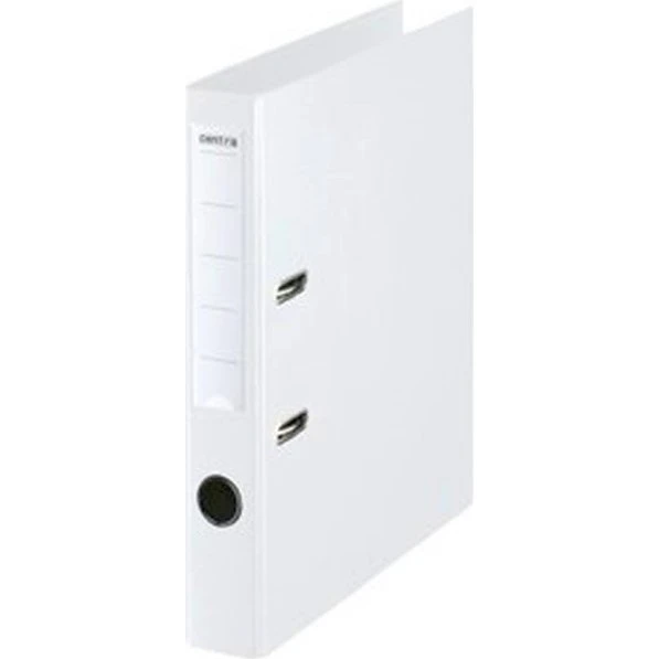 Esselte Centra brevordner PP A4 50 mm, hvid (uden metalskinne)