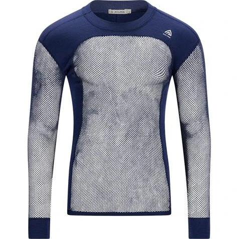 Aclima WoolNet Original Crewneck i Merino Uld - Navy Blazer