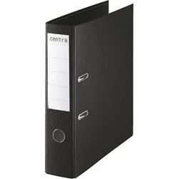 Esselte Brevordner Centra A4 PP 75 mm - sort (uden metalskinne)