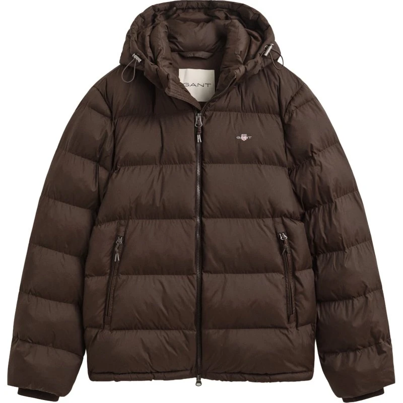 GANT Active Cloud Jacket - Mørkebrun overgangsjakke