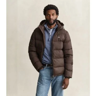 Gant Active Cloud Jacket mørkebrun - Quiltet herrejakke