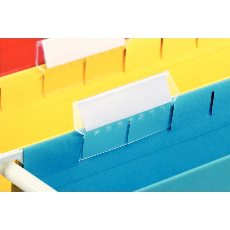 Esselte indstik faner 50x15 mm hvid, 100 stk (94613)