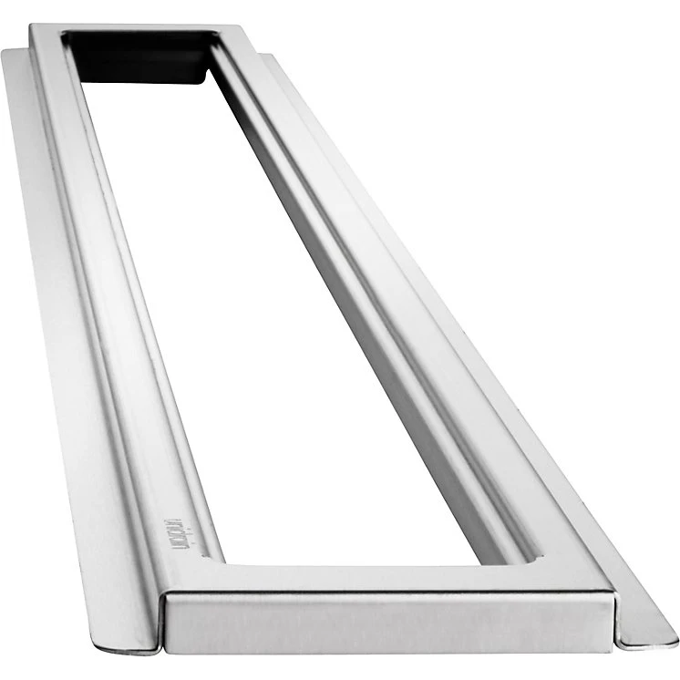 Unidrain ClassicLine ramme 1000 mm, 12 mm, børstet stål