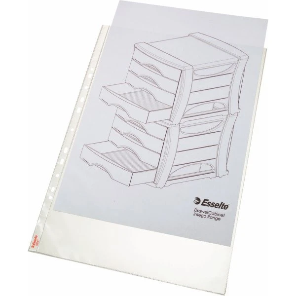 Esselte Plastlomme A3 75µm præget 50 stk