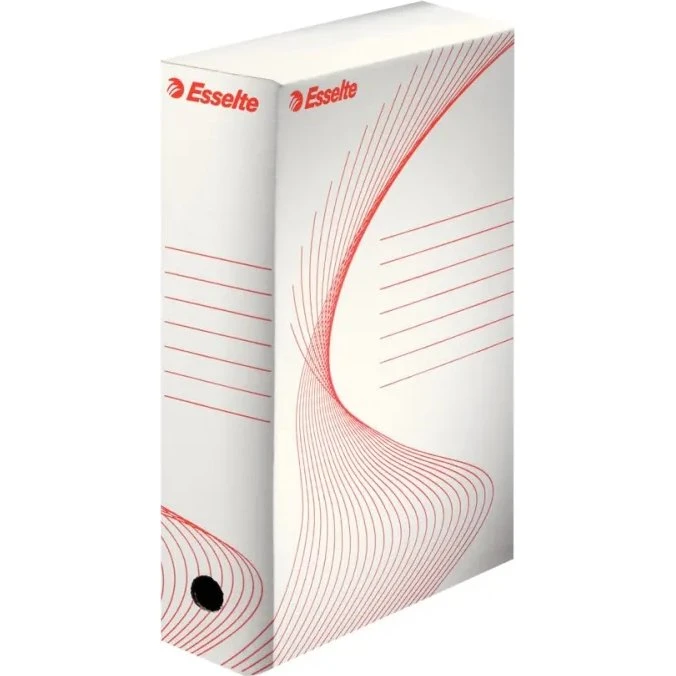 Esselte Arkivæske A4 100 mm hvid - 10 stk