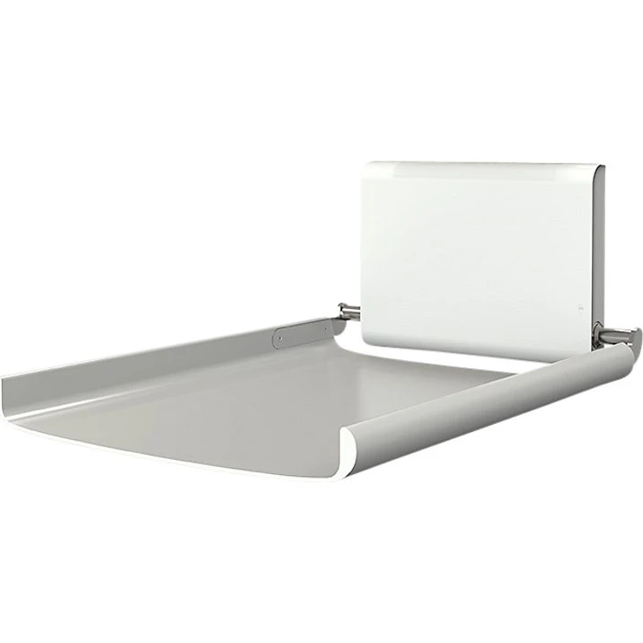 DAN DRYER Björk Vægmonteret Puslebord - Hvid (771x552x100mm)