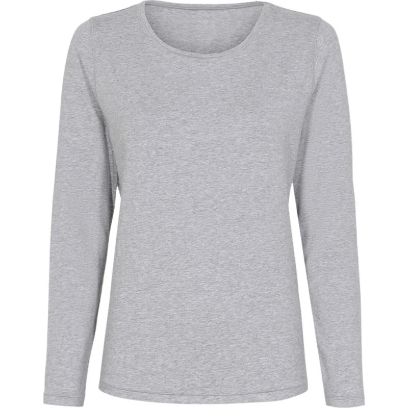 JBS of Denmark Langærmet bambus t-shirt til damer, grå, str. S