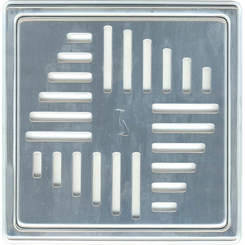 Purus Art Deco rist og ramme MaxiFlex i rustfrit stål