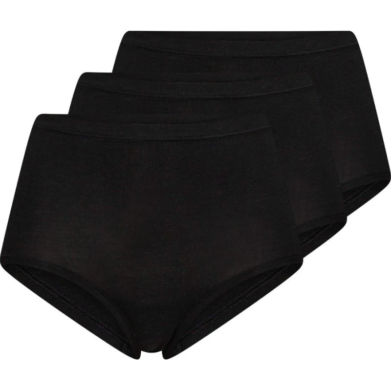 Decoy 3-pak sorte bambus maxi trusser str. 3XL