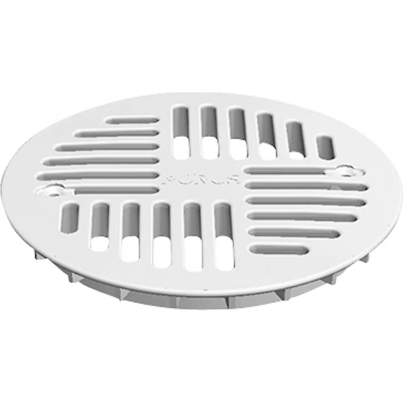Purus Art Deco designrist Ø130mm - Hvid PP