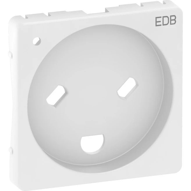 LK FUGA Afdækning til EDB stikkontakt med LED, hvid