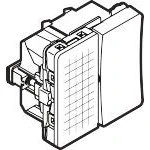 LK FUGA Kontakt 1-polet stop 16A 440V rød