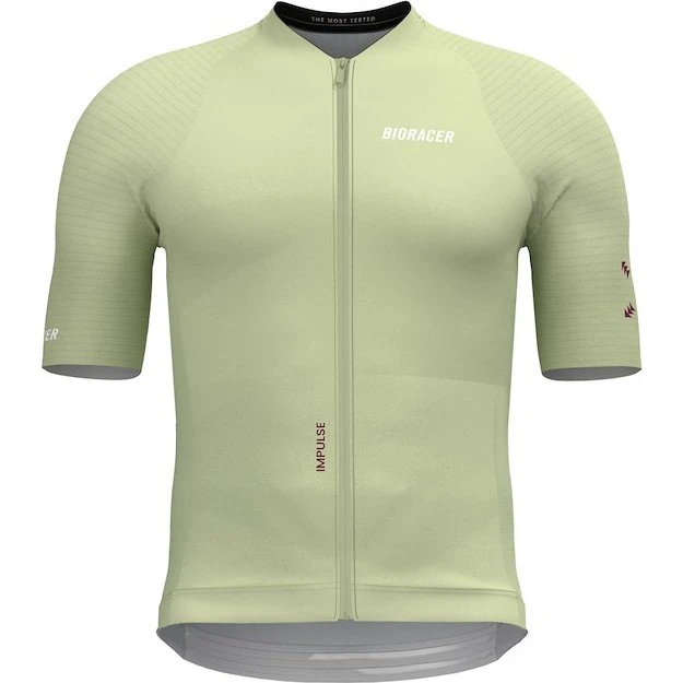 Bioracer Icon Impulse Cykeltrøje - Pistachio Milk - Herre