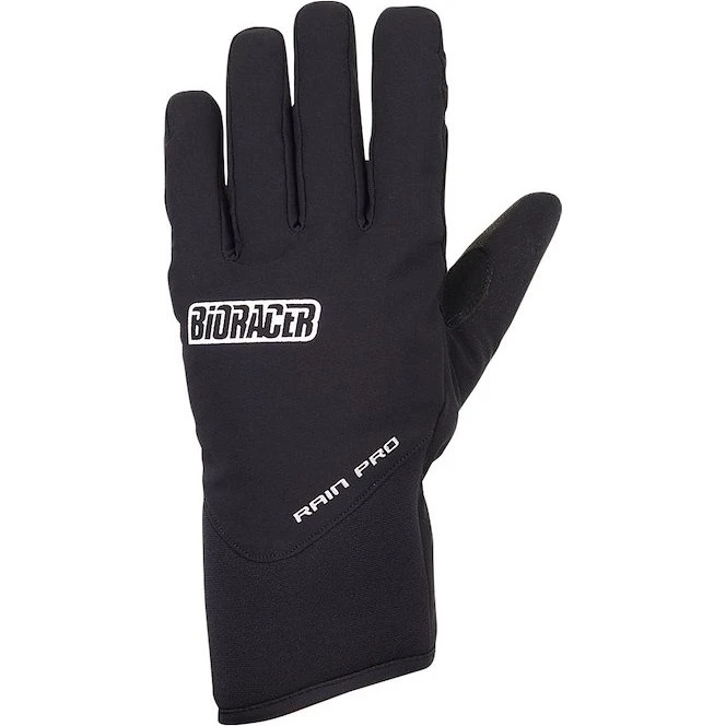 Bioracer Rain Pro cykelhandsker - Sort - S