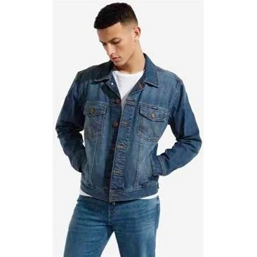 Wrangler Denim Jakke - Blå - S