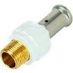 Henco PVDF pres/udvendig gevind kobling 16 mm x 12 mm