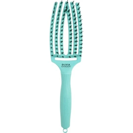 Olivia Garden Fingerbørste Medium - Mintgrøn