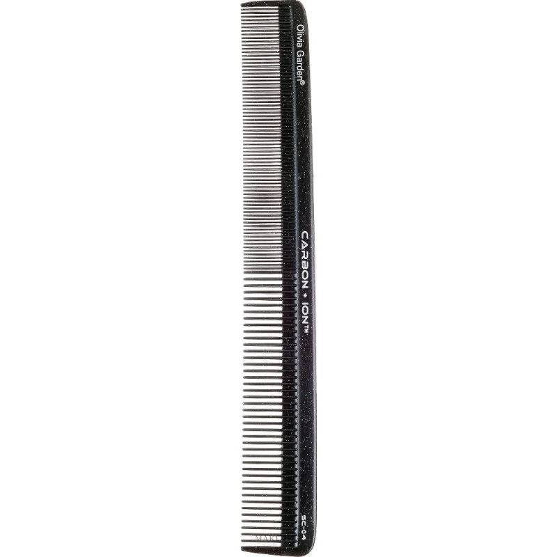 Olivia Garden Carbon + Ion Cutting Hair Kam, Sort