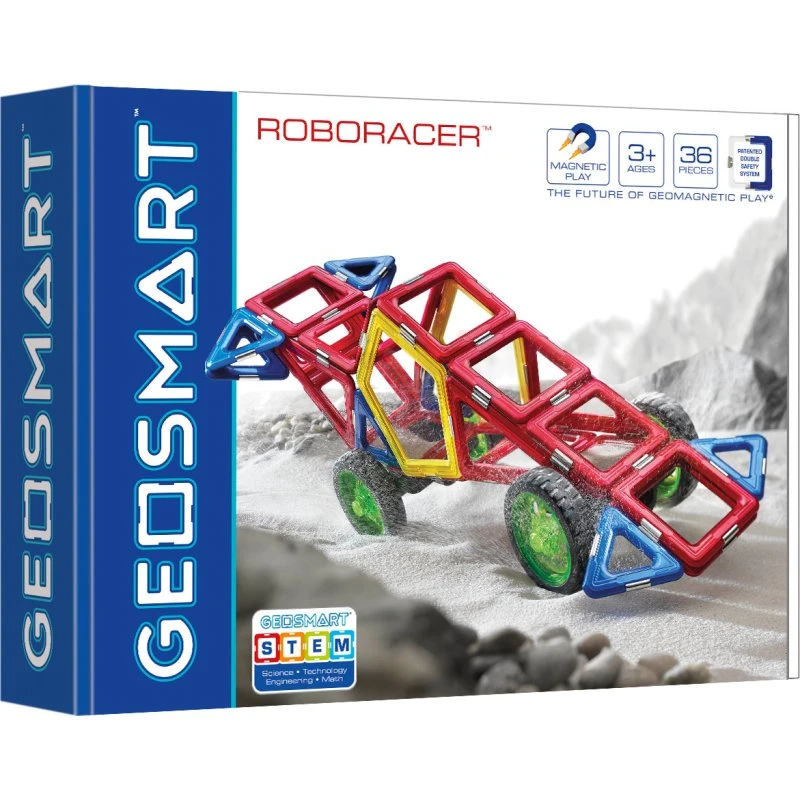 GeoSmart RoboRacer Magnetisk Byggesæt - 36 dele