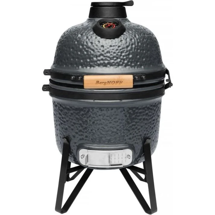 BergHoff RON Keramisk BBQ Kamado grill, 33 cm, grå