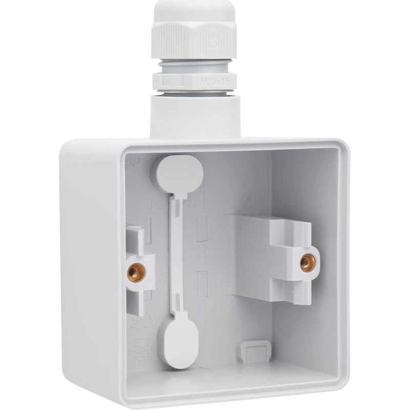 Niko Underlag 1-modul, 1x M20, IP55, Grå