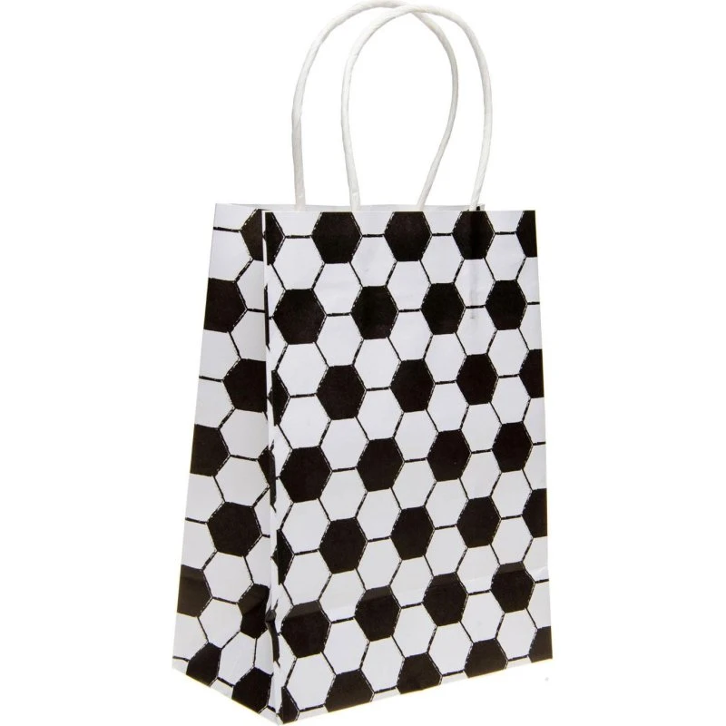 LG-Imports Gavepose med Fodboldmønster - 16x22x9 cm