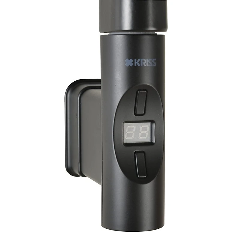 Kriss Nuvo elvarmeelement rund profil, 600W, sort